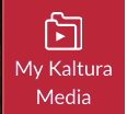 My Kaltura Media icon on Canvas global navigation bar